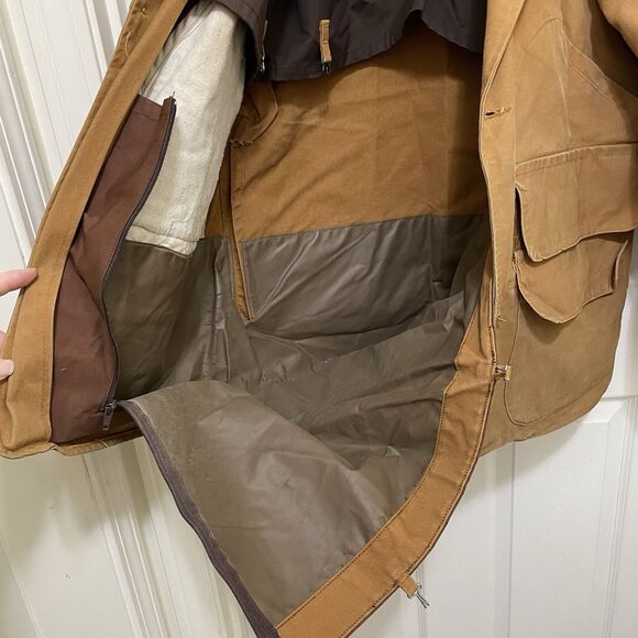Vintage Redhead Bone Dry Canvas Hunting Field Jacket Game‎ Pocket USA Made Sz 40 - Picture 7 of 14